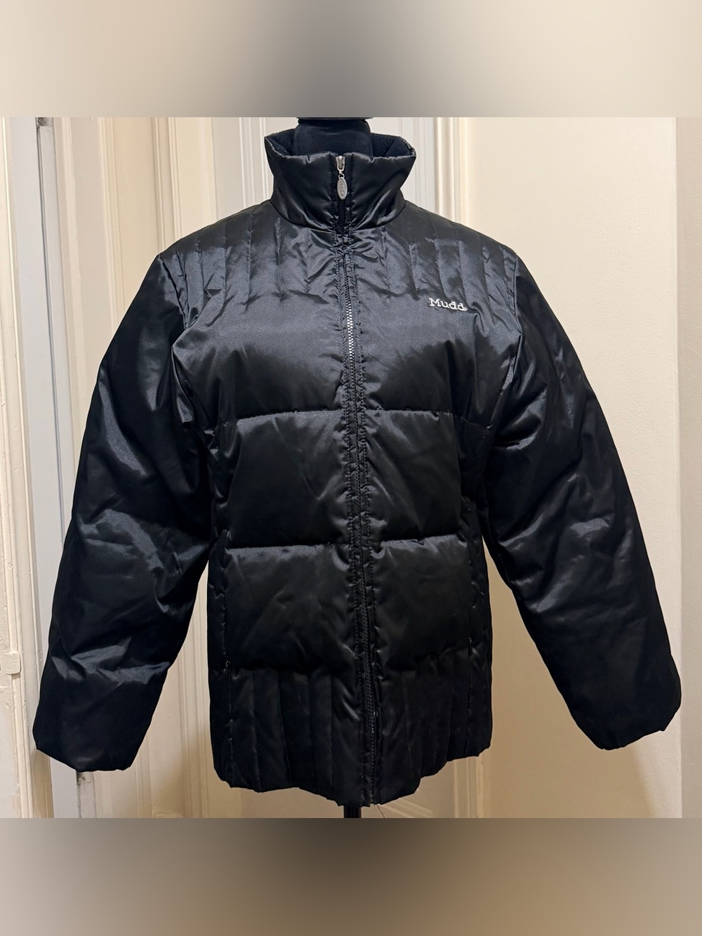 Mudd Vintage Black Quilted Puffer Jacket - Size L - NWOT